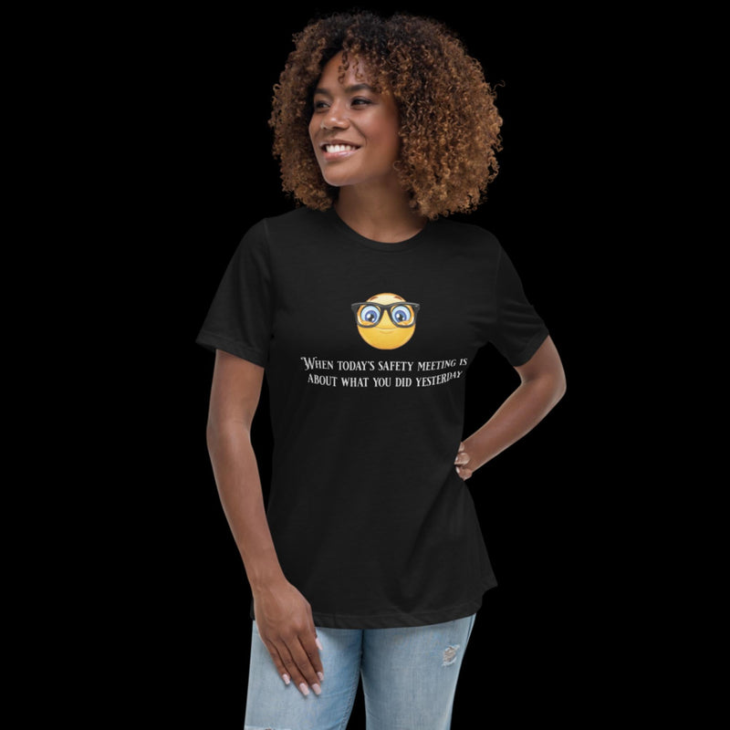 Saftey Meeting Women's Relaxed T-Shirt - Salty Medic Clothing Co.