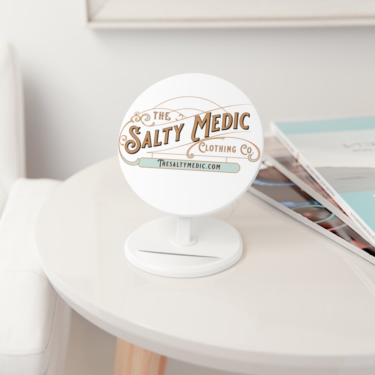 Salty Medic Branded Cell Phone Induction Charger