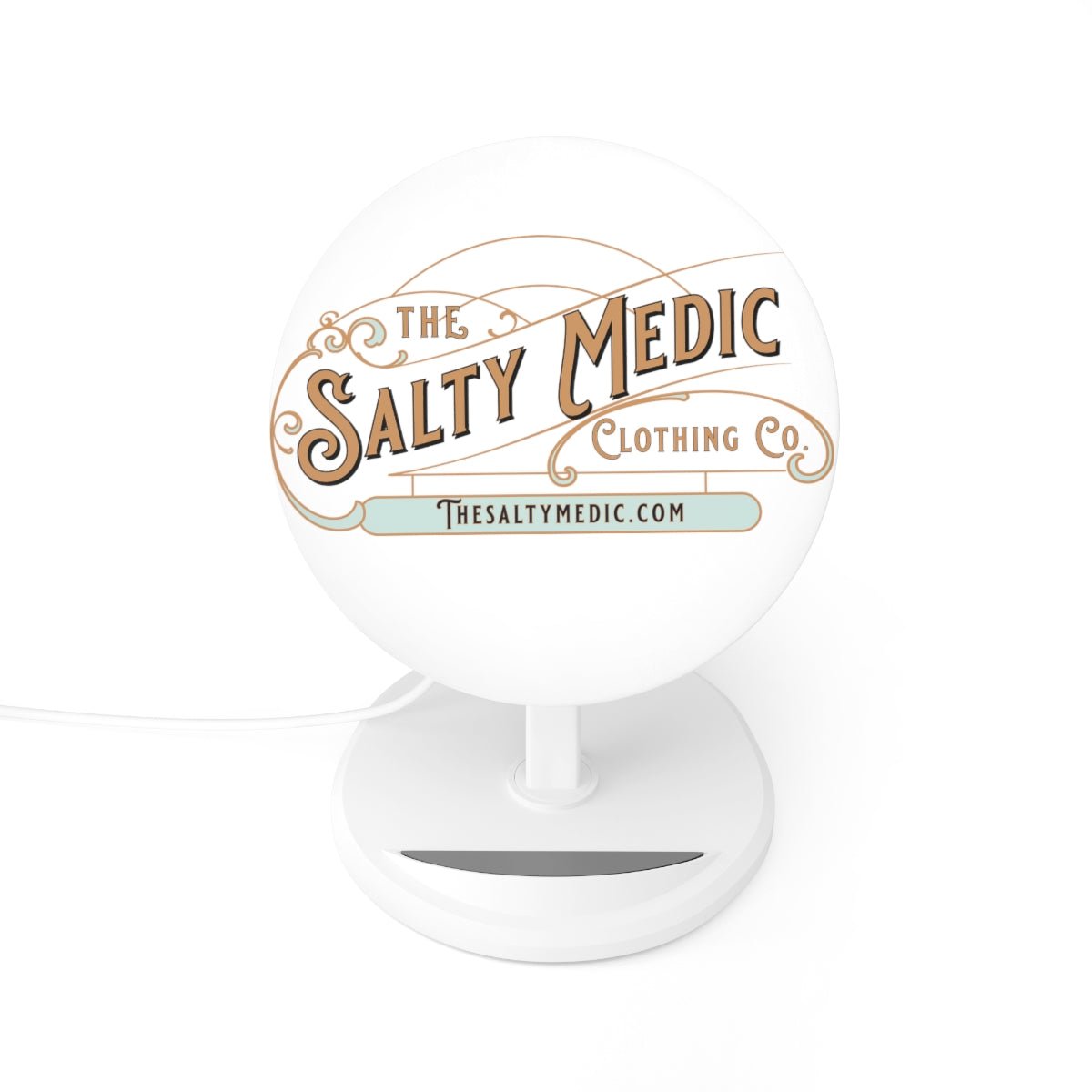 Salty Medic Branded Cell Phone Induction Charger One size White