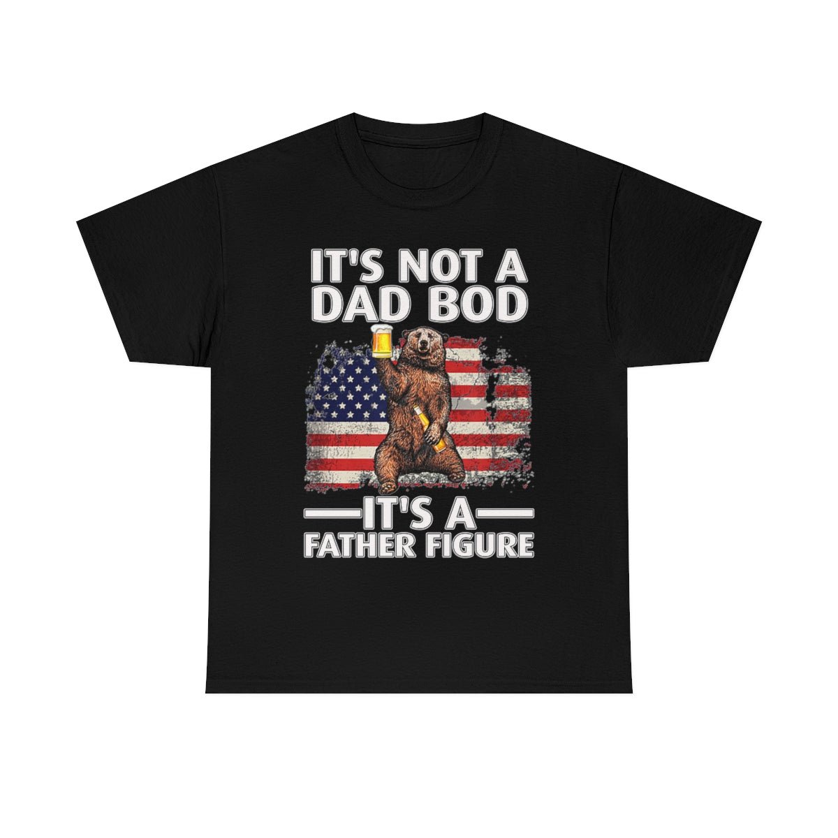 Salty Medic It's Not A Dad Bod Heavy Cotton Tee Black