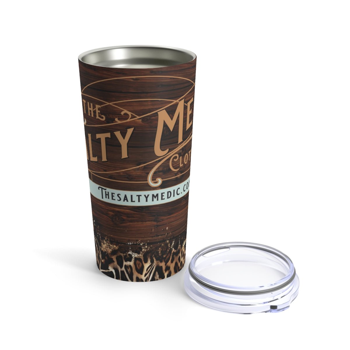 Salty Medic Leopard Tumbler 20oz