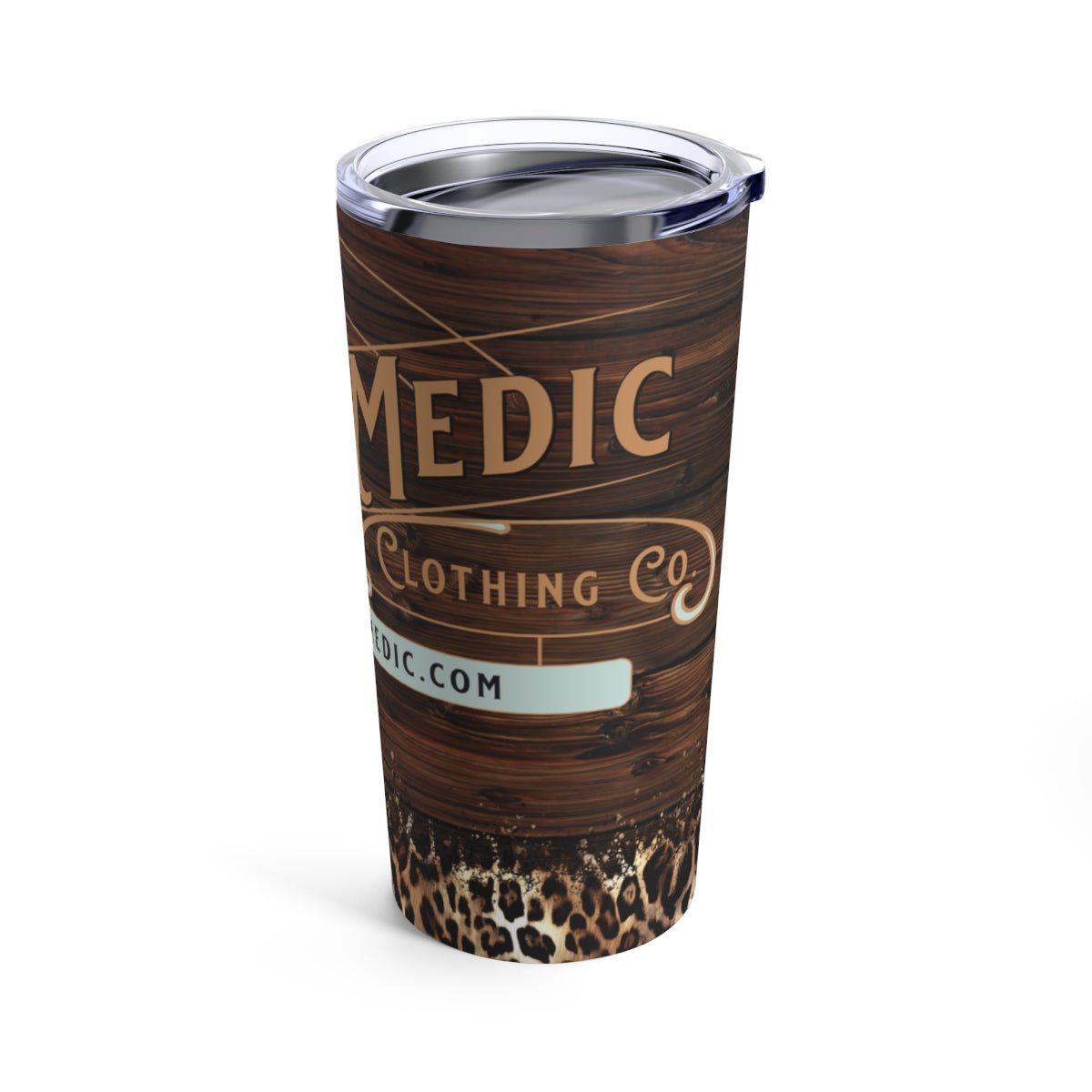 Salty Medic Leopard Tumbler 20oz