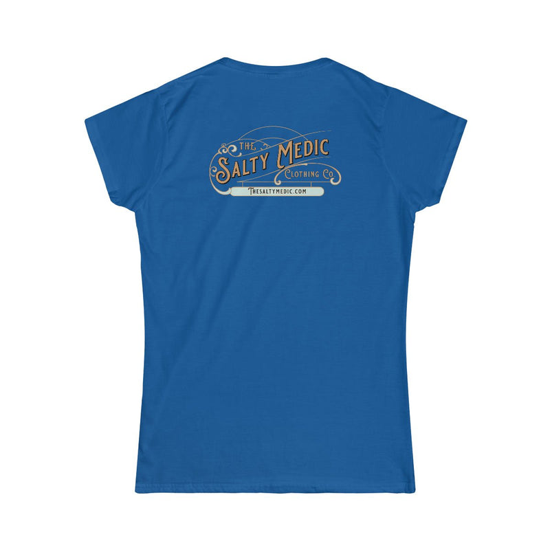 Salty Medic Logo Women's Softstyle Tee - Salty Medic Clothing Co.