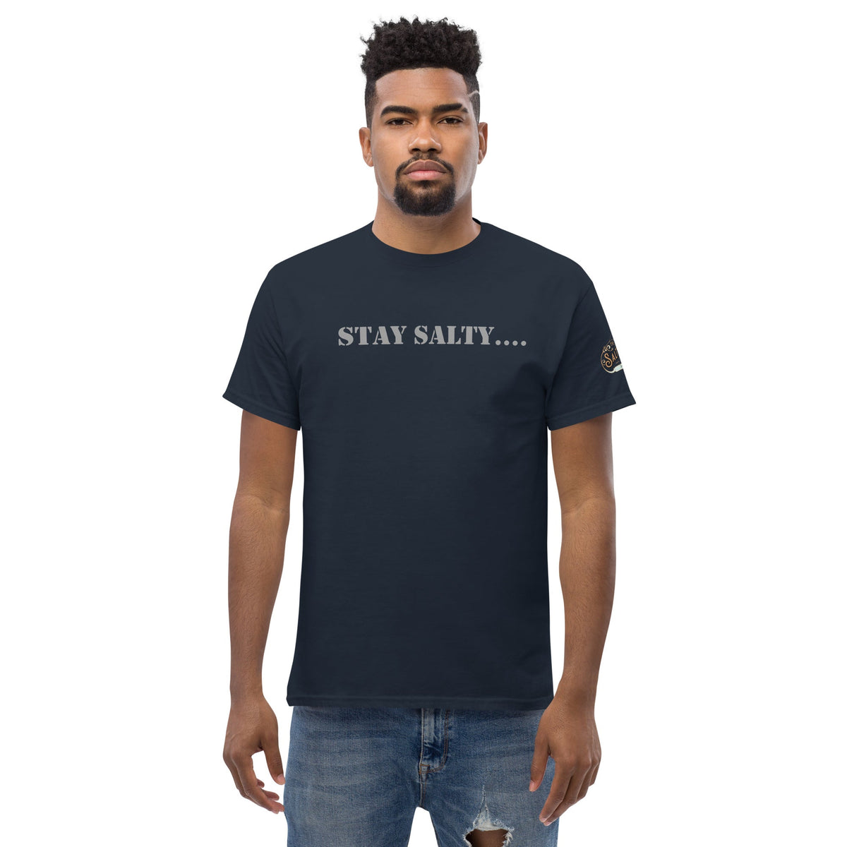 Stay Salty Men's classic tee Navy