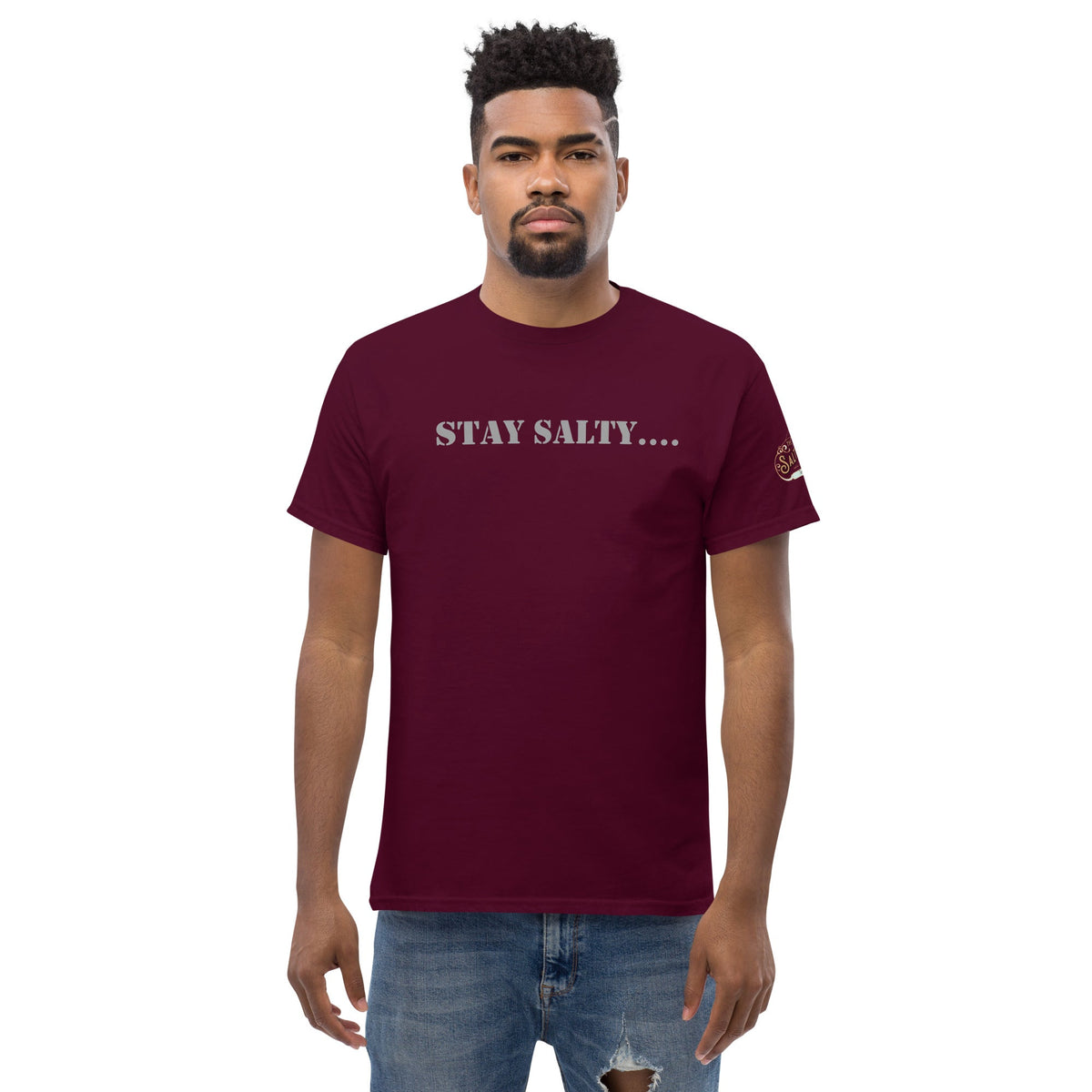 Stay Salty Men's classic tee Maroon