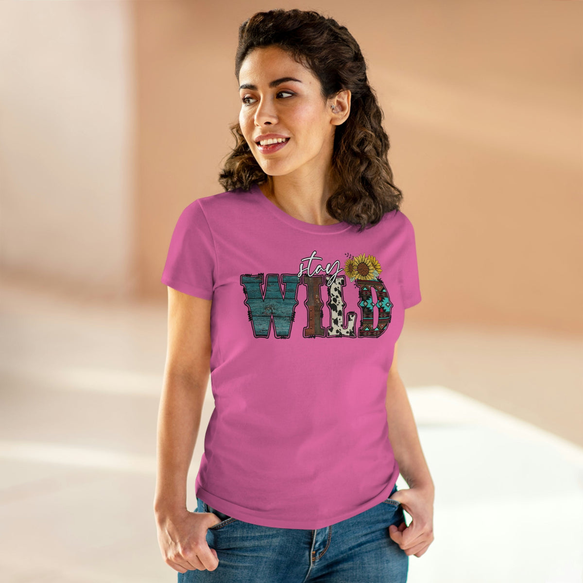 Stay Wild Women's T-shirt Azalea