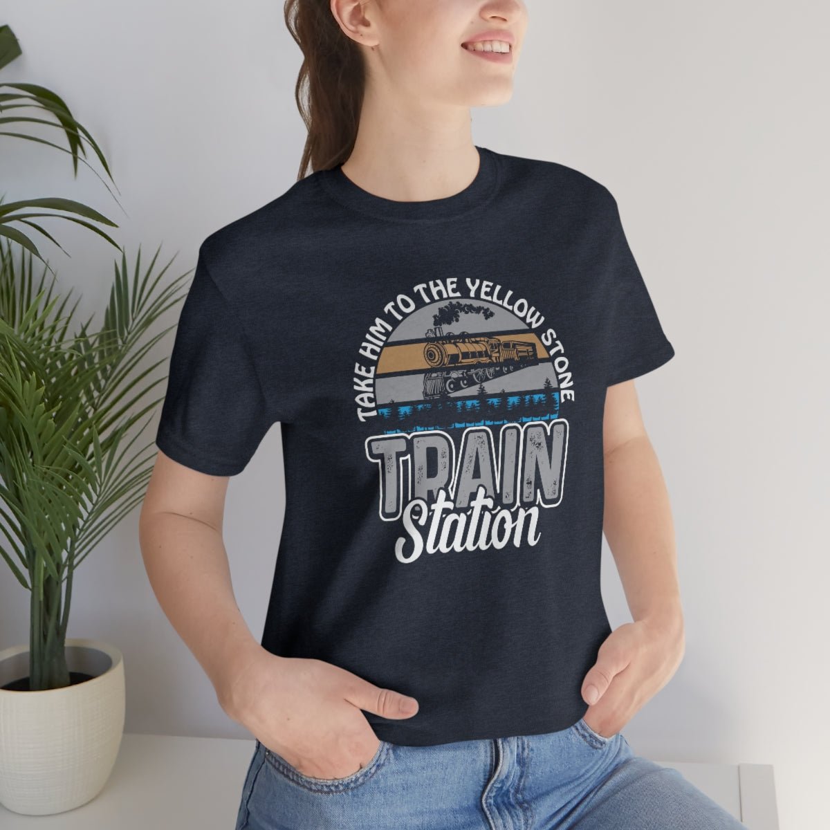 Take him to the train station Women's Short Sleeve Tee - Salty Medic Clothing Co.