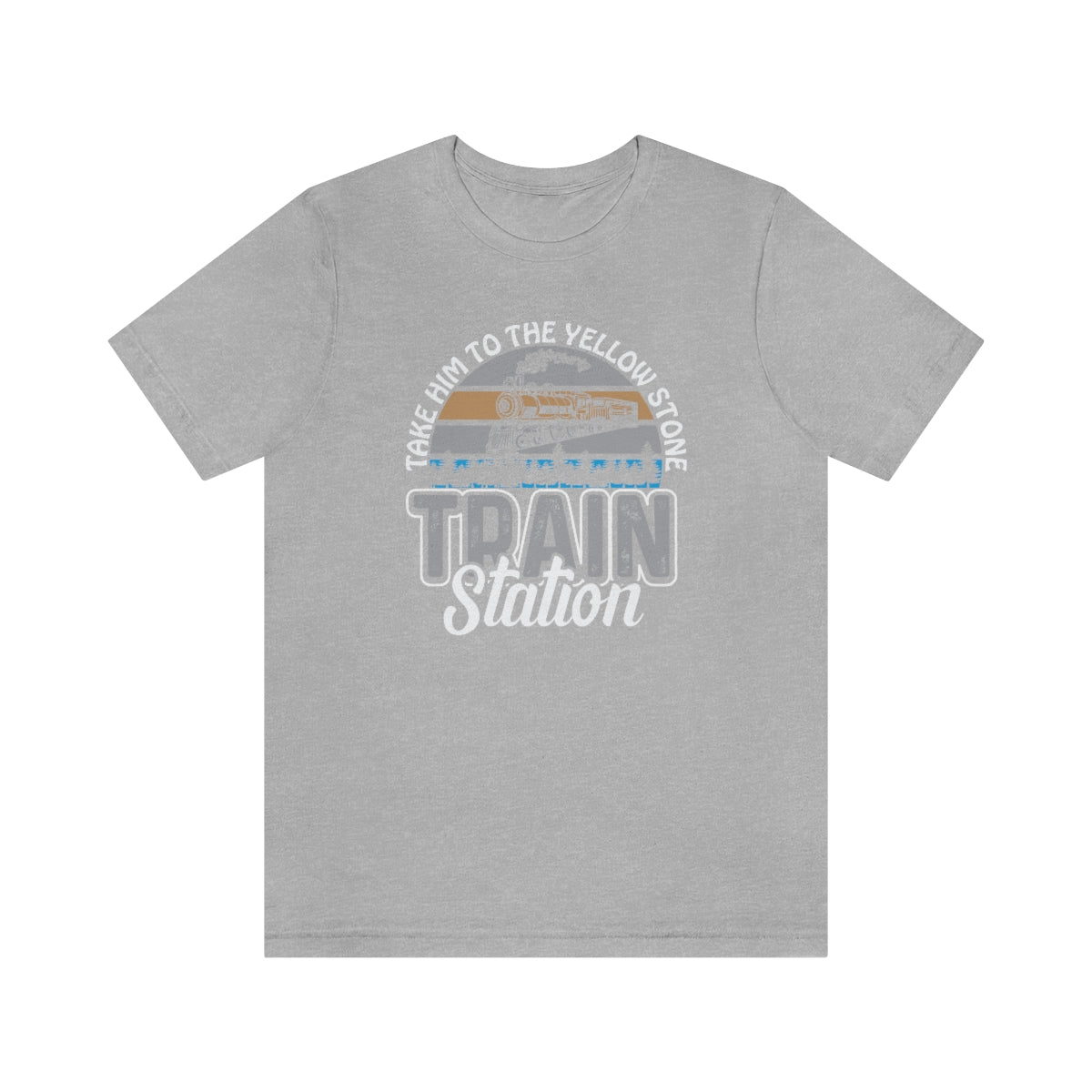 Take him to the train station Women's Short Sleeve Tee Athletic Heather