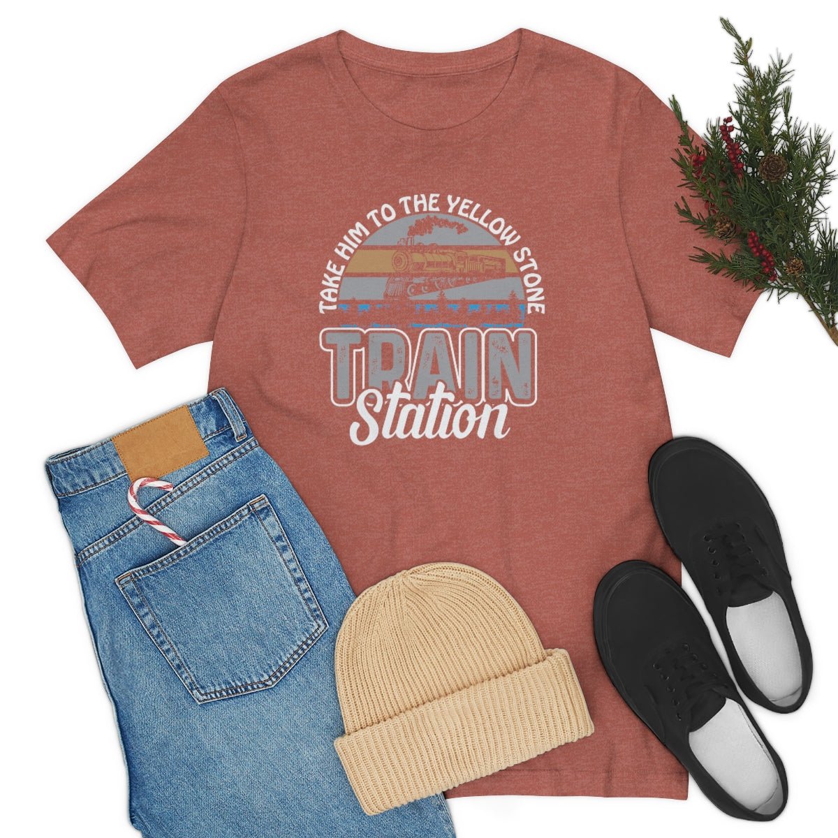 Take him to the train station Women's Short Sleeve Tee