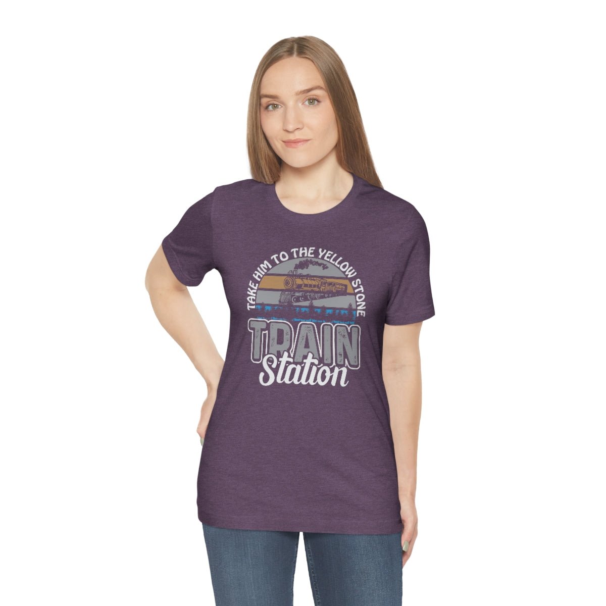 Take him to the train station Women's Short Sleeve Tee