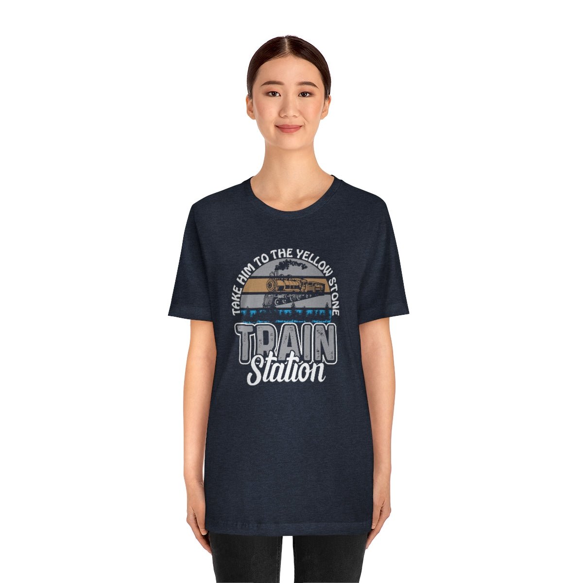 Take him to the train station Women's Short Sleeve Tee