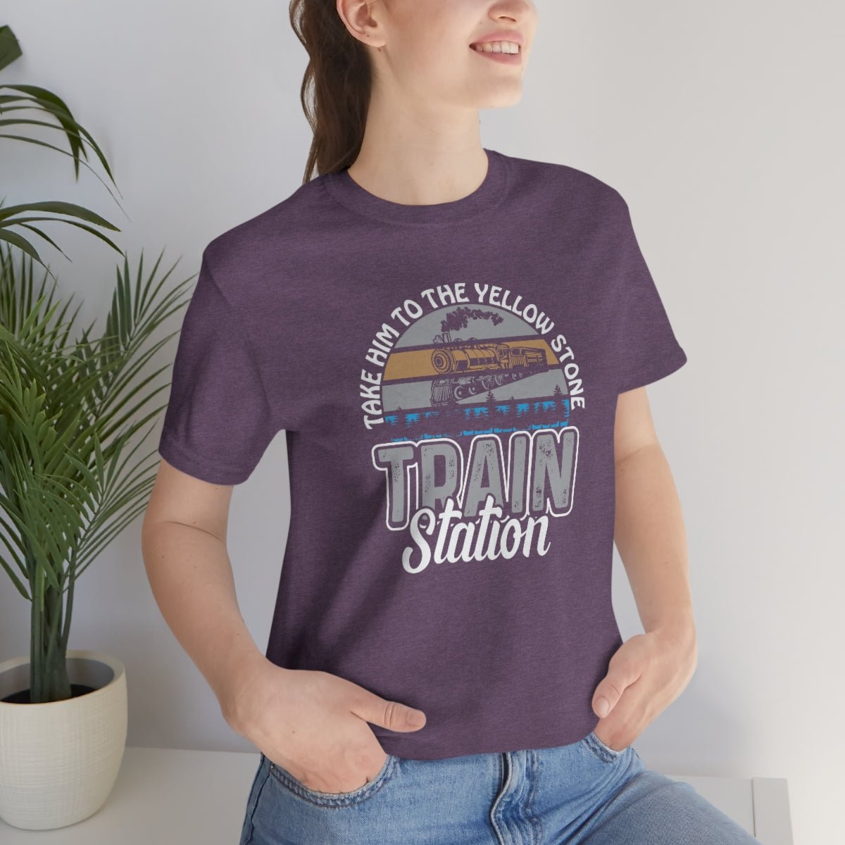 Take him to the train station Women's Short Sleeve Tee