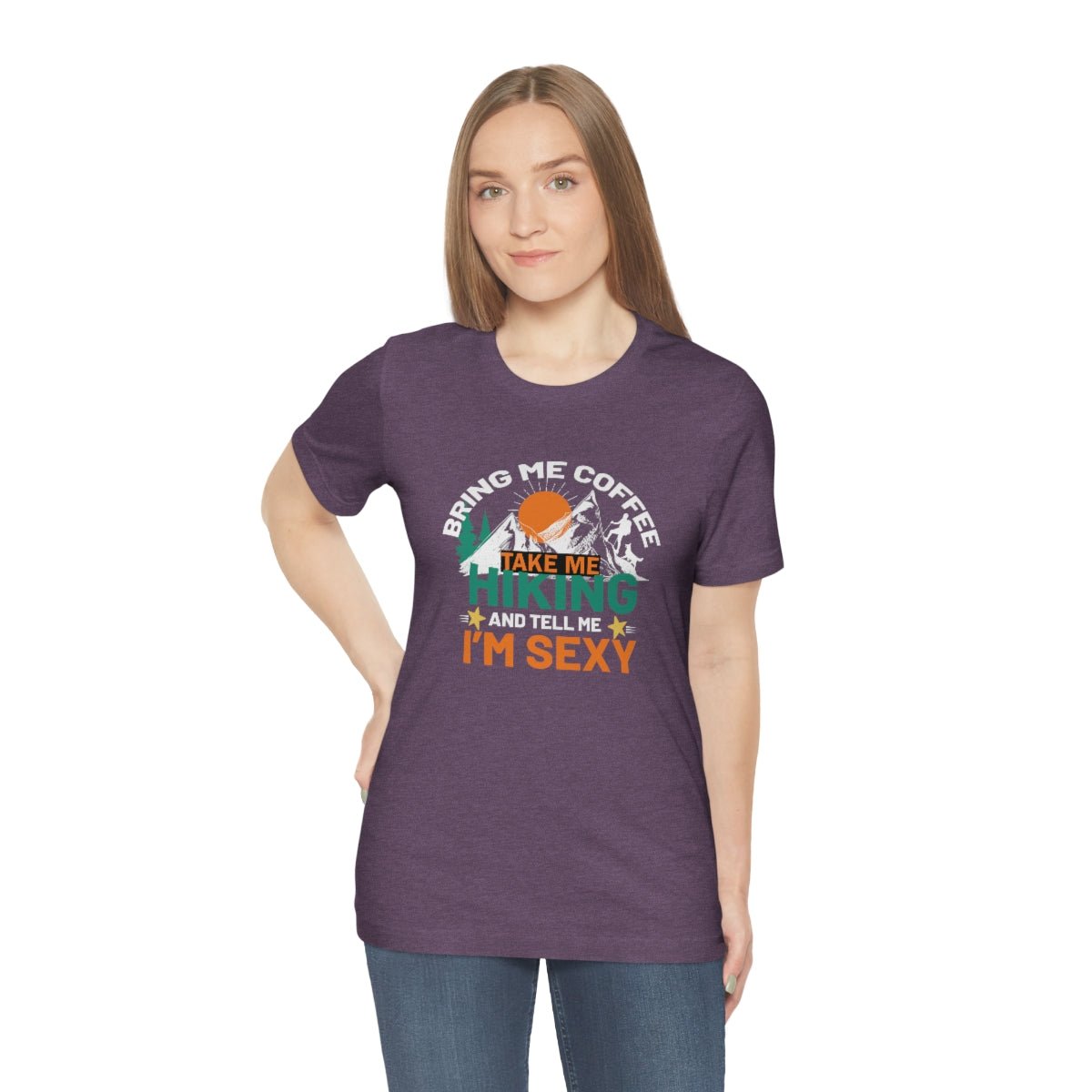 Take me hiking and bring me coffee Women's Short Sleeve Tee