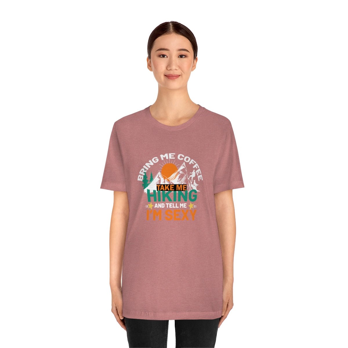 Take me hiking and bring me coffee Women's Short Sleeve Tee