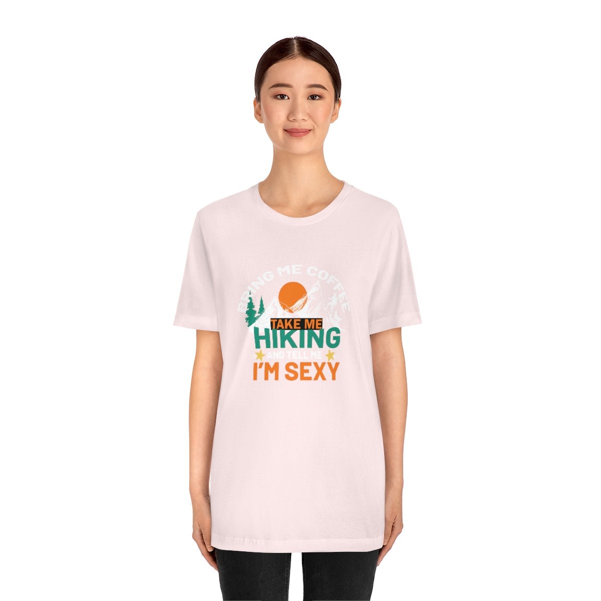 Take me hiking and bring me coffee Women's Short Sleeve Tee