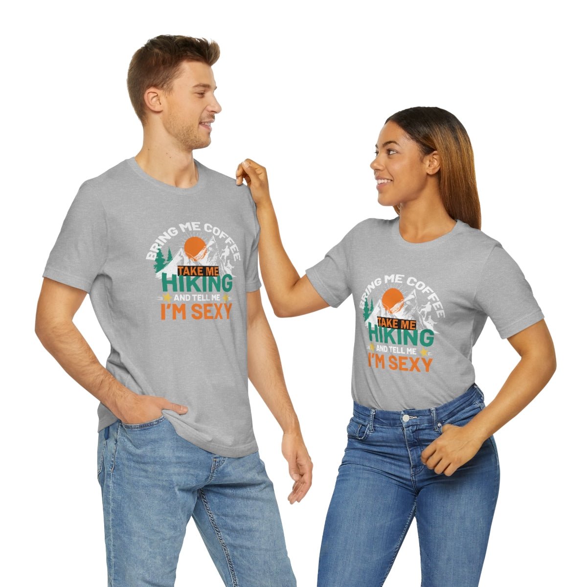 Take me hiking and bring me coffee Women's Short Sleeve Tee