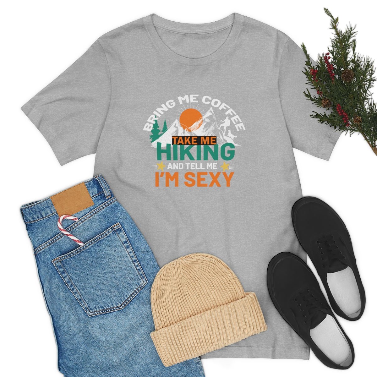 Take me hiking and bring me coffee Women's Short Sleeve Tee