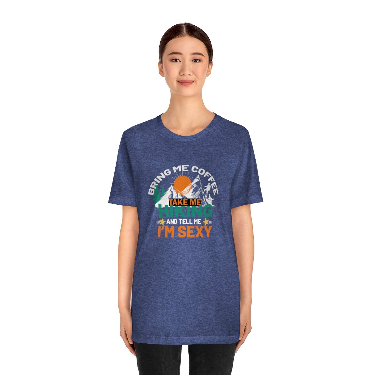 Take me hiking and bring me coffee Women's Short Sleeve Tee