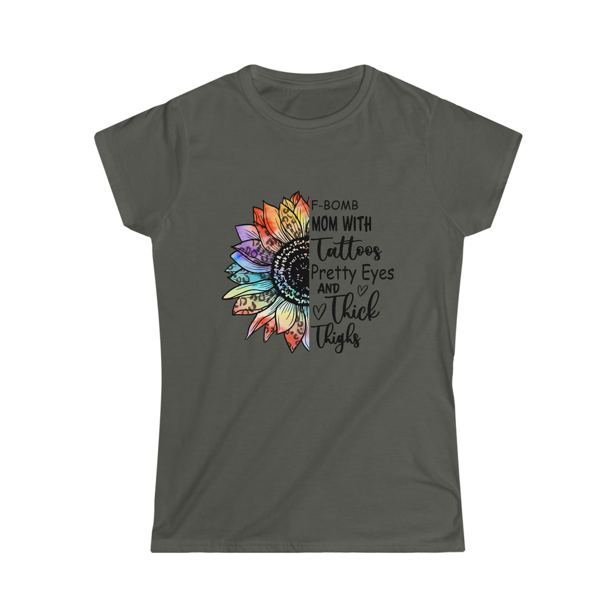 Tattoos and Thick Theighs Women's Softstyle Tee - Salty Medic Clothing Co.