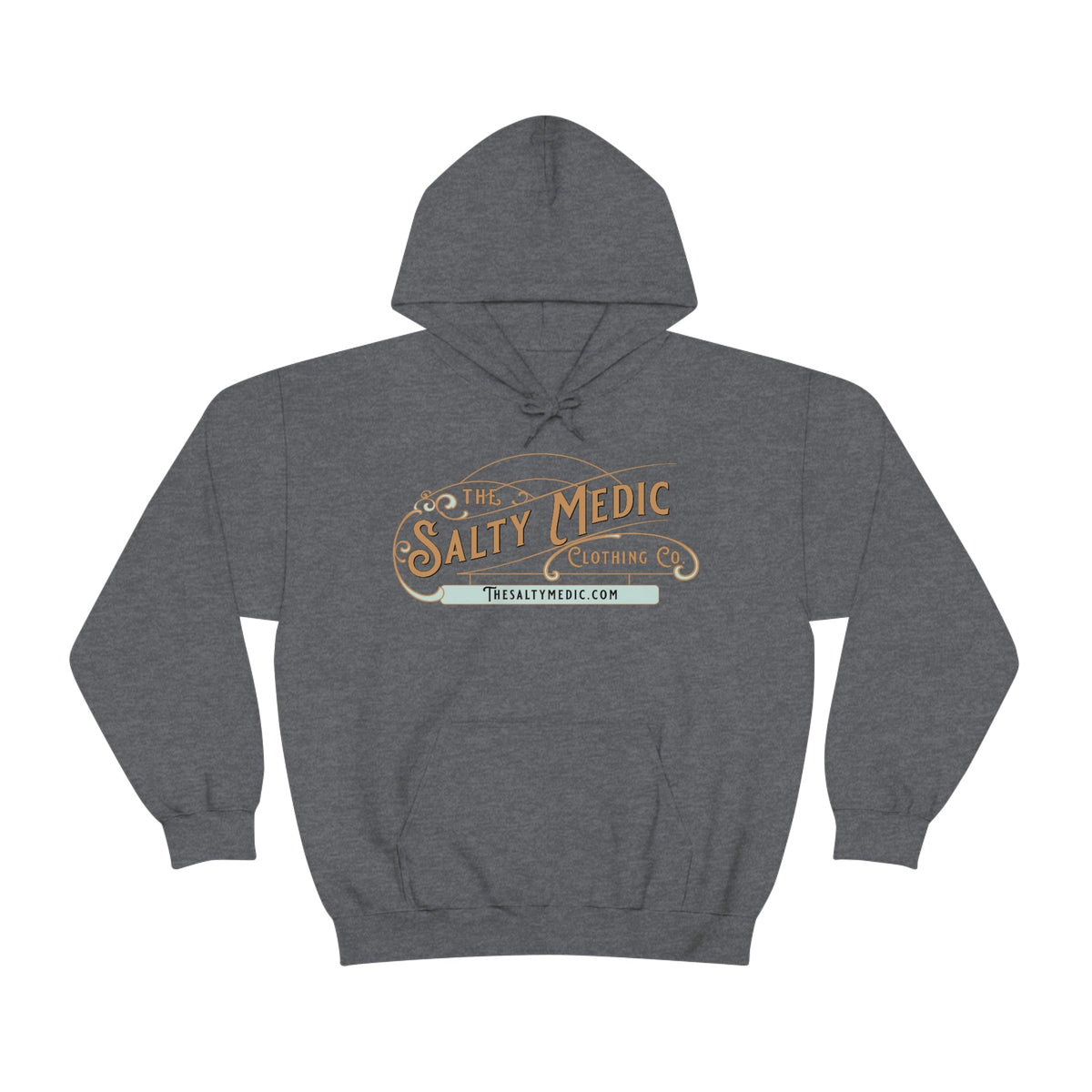 The Salty Medic Clothing Co™ Hooded Sweatshirt Dark Heather