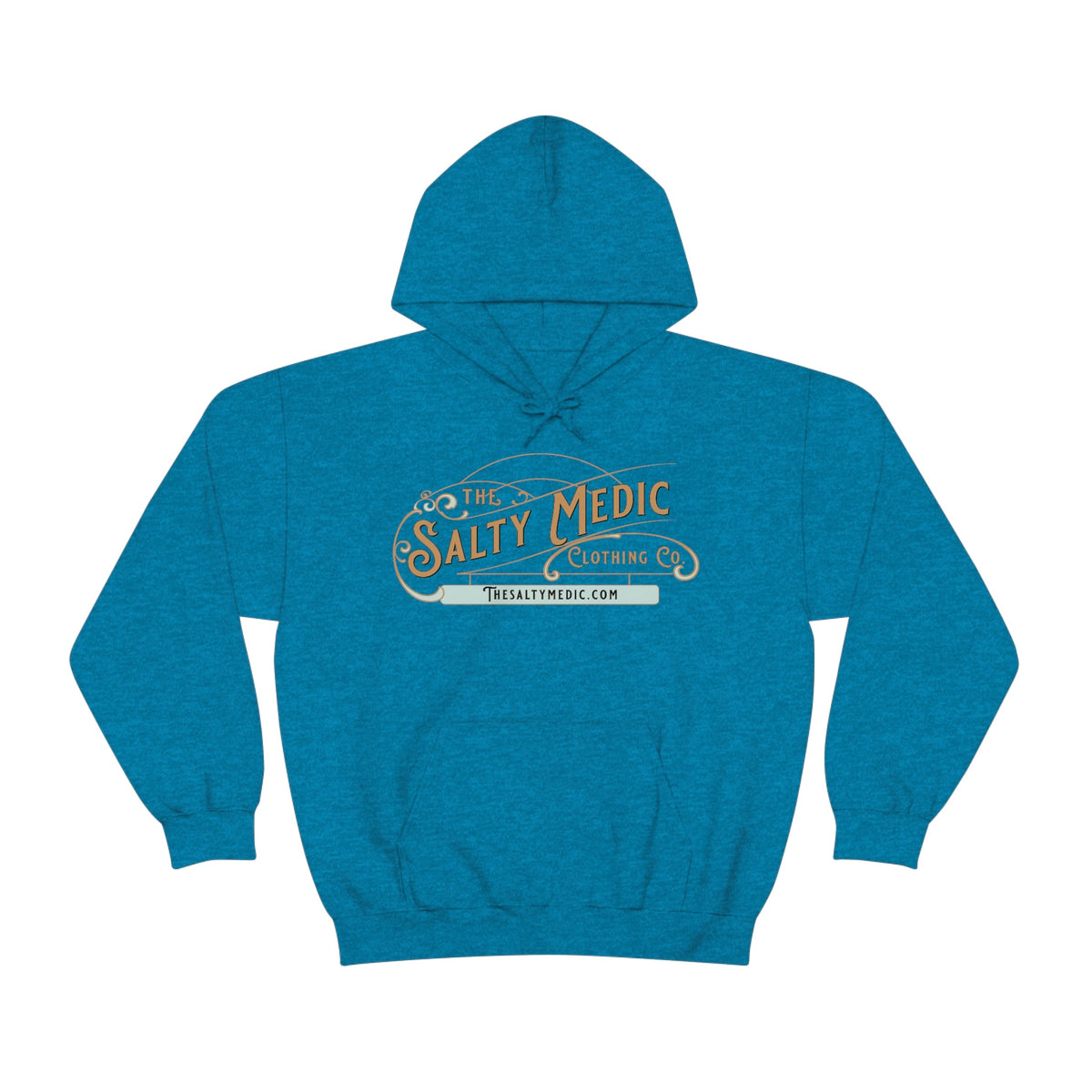 The Salty Medic Clothing Co™ Hooded Sweatshirt Antique Sapphire