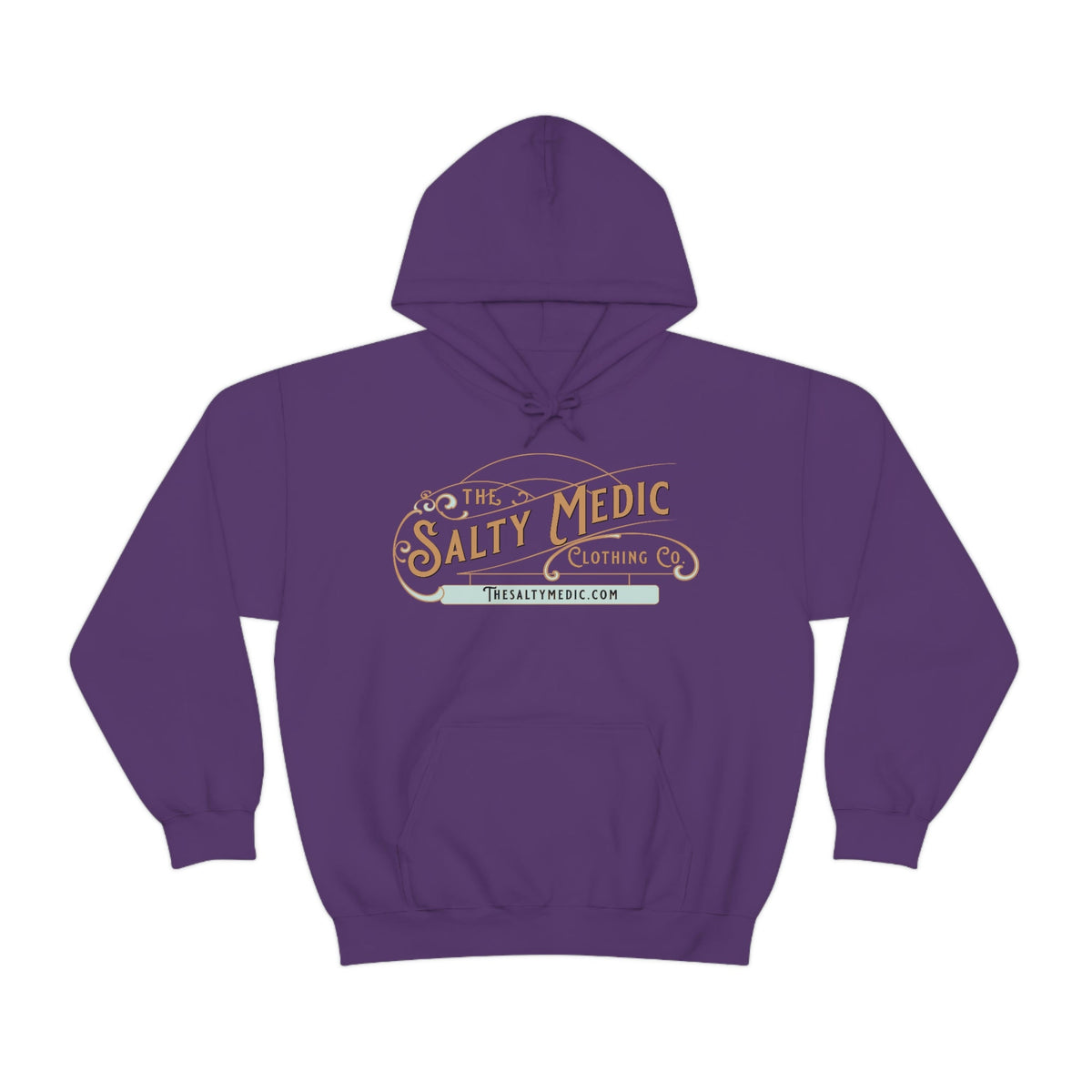 The Salty Medic Clothing Co™ Hooded Sweatshirt Purple