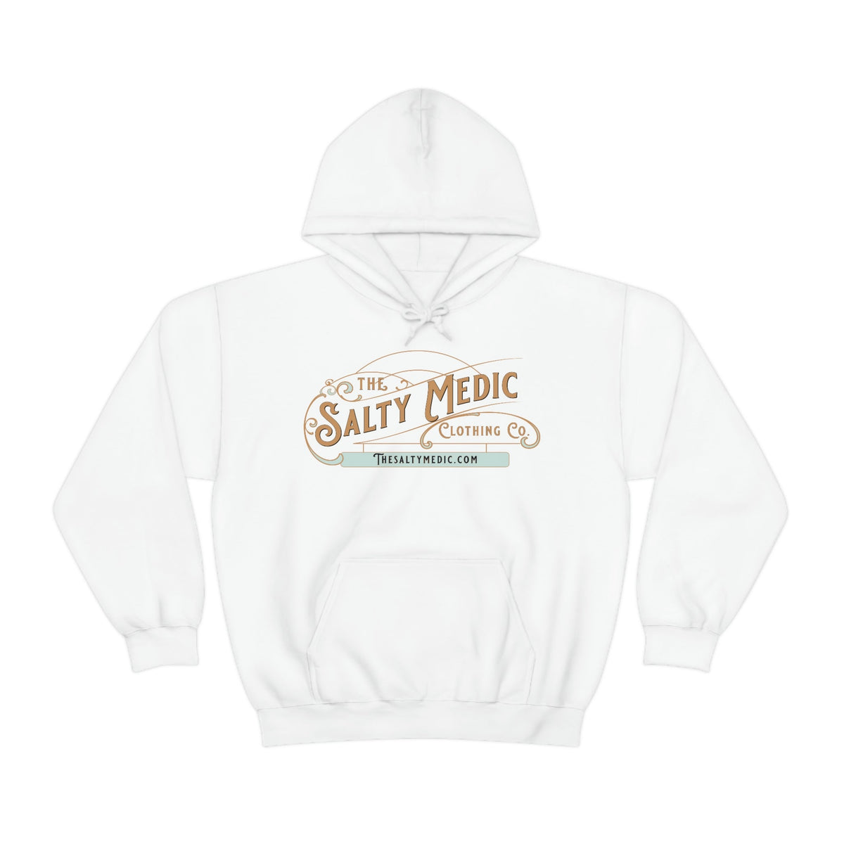 The Salty Medic Clothing Co™ Hooded Sweatshirt White