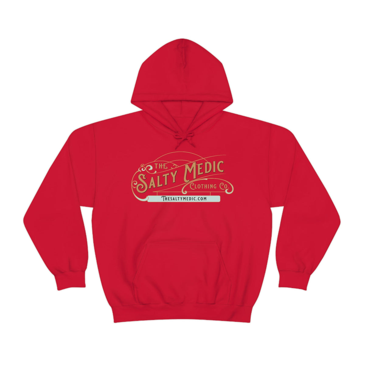 The Salty Medic Clothing Co™ Hooded Sweatshirt Red