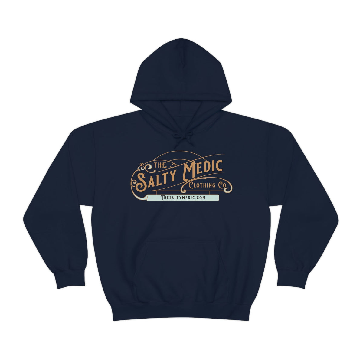 The Salty Medic Clothing Co™ Hooded Sweatshirt Navy