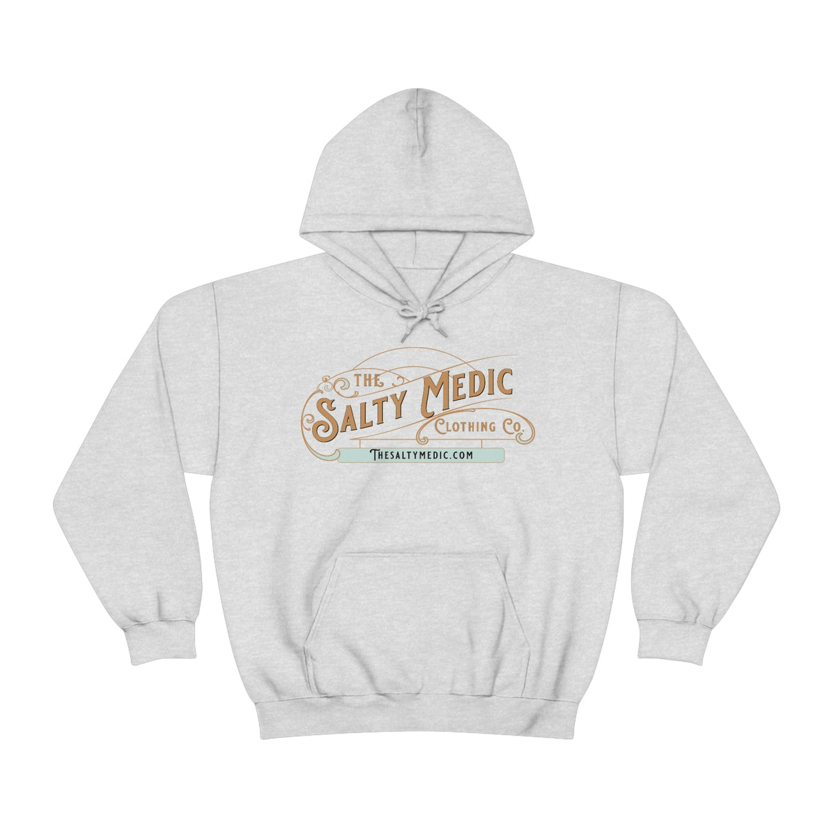 The Salty Medic Clothing Co™ Hooded Sweatshirt Ash