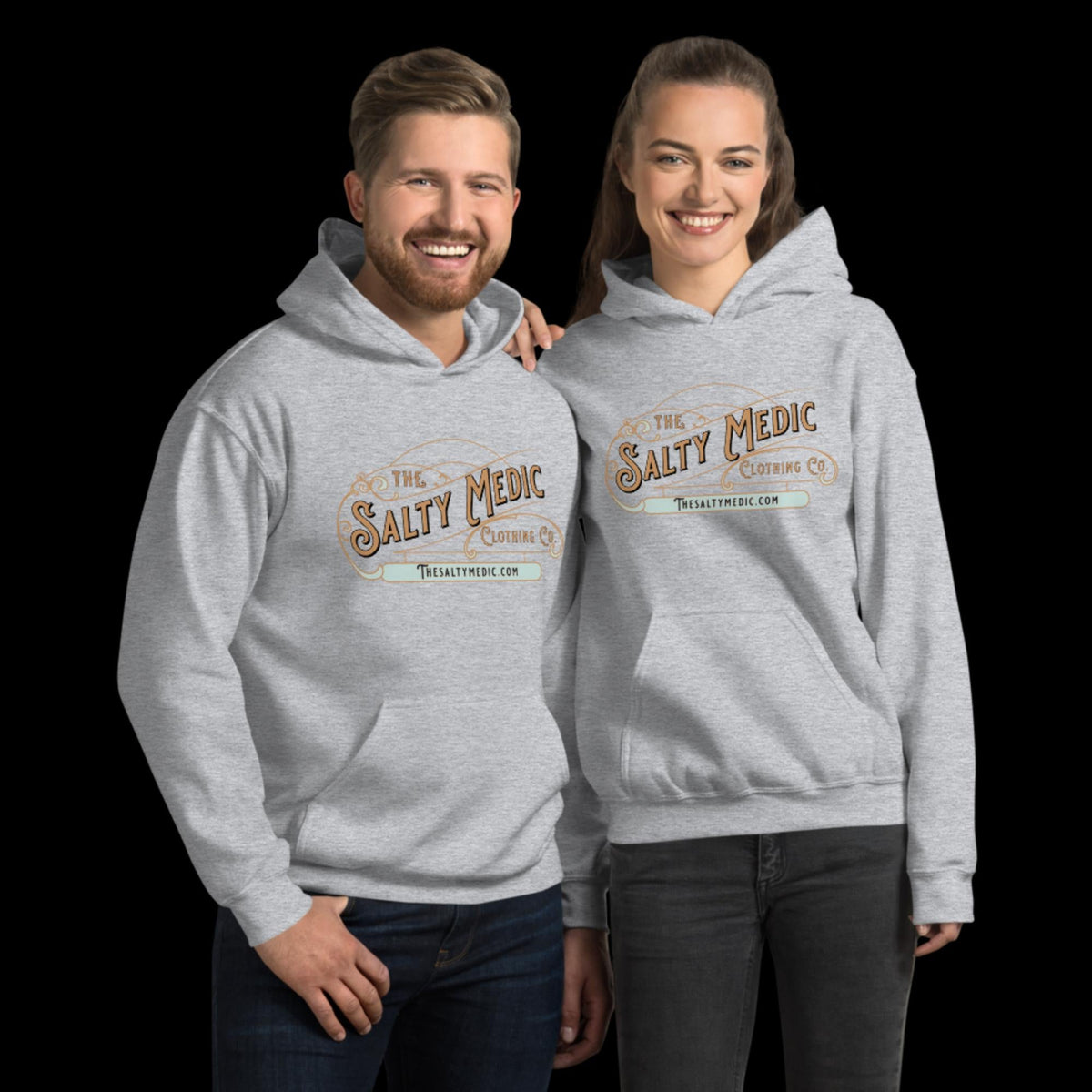 The Salty Medic Clothing Co. Hoodie Sport Grey