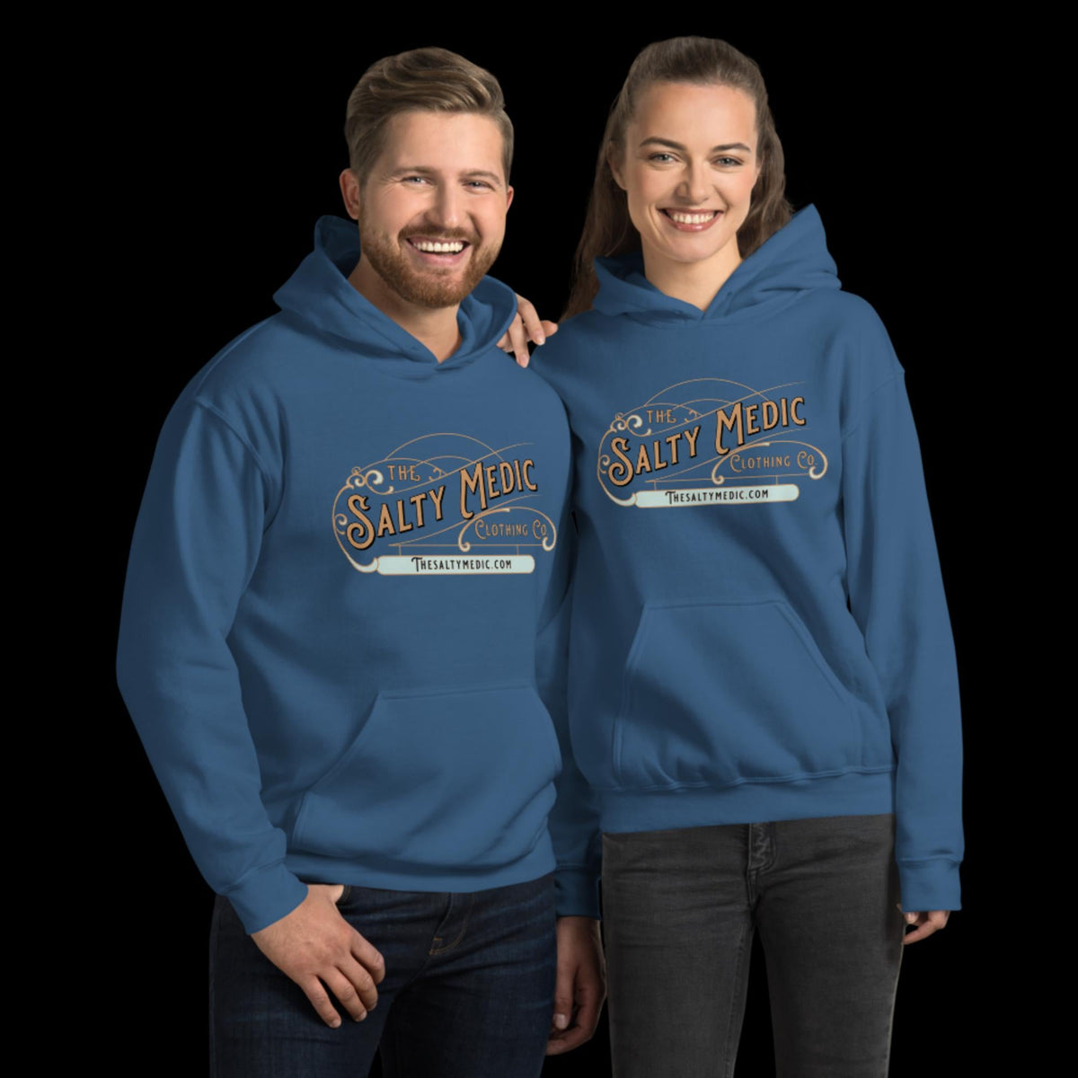 The Salty Medic Clothing Co. Hoodie Indigo Blue