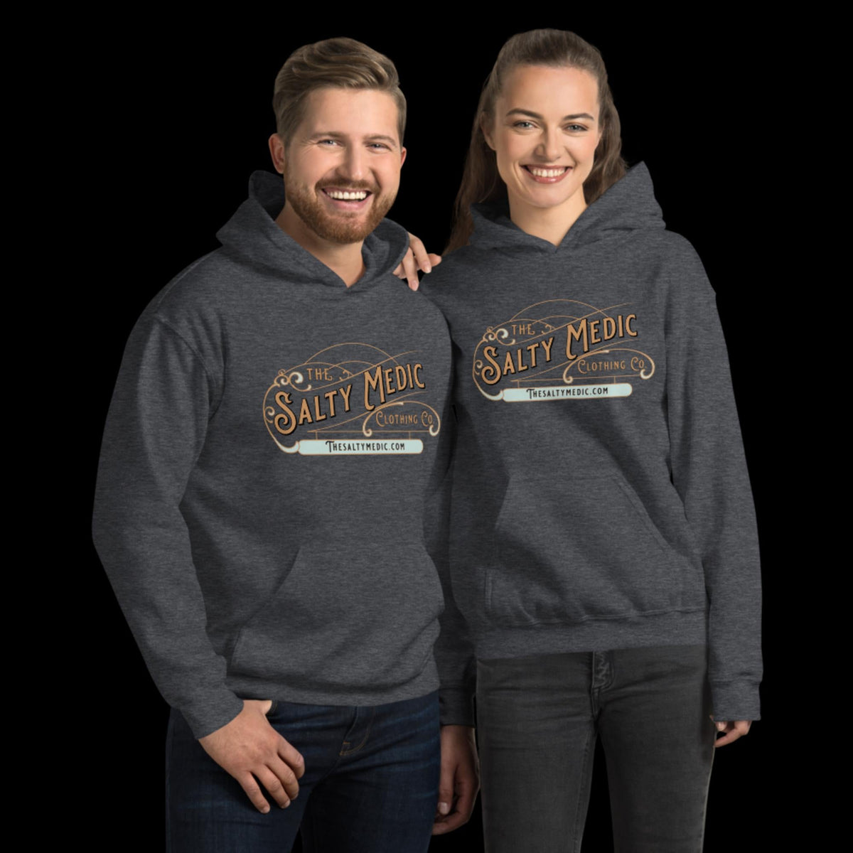 The Salty Medic Clothing Co. Hoodie Dark Heather