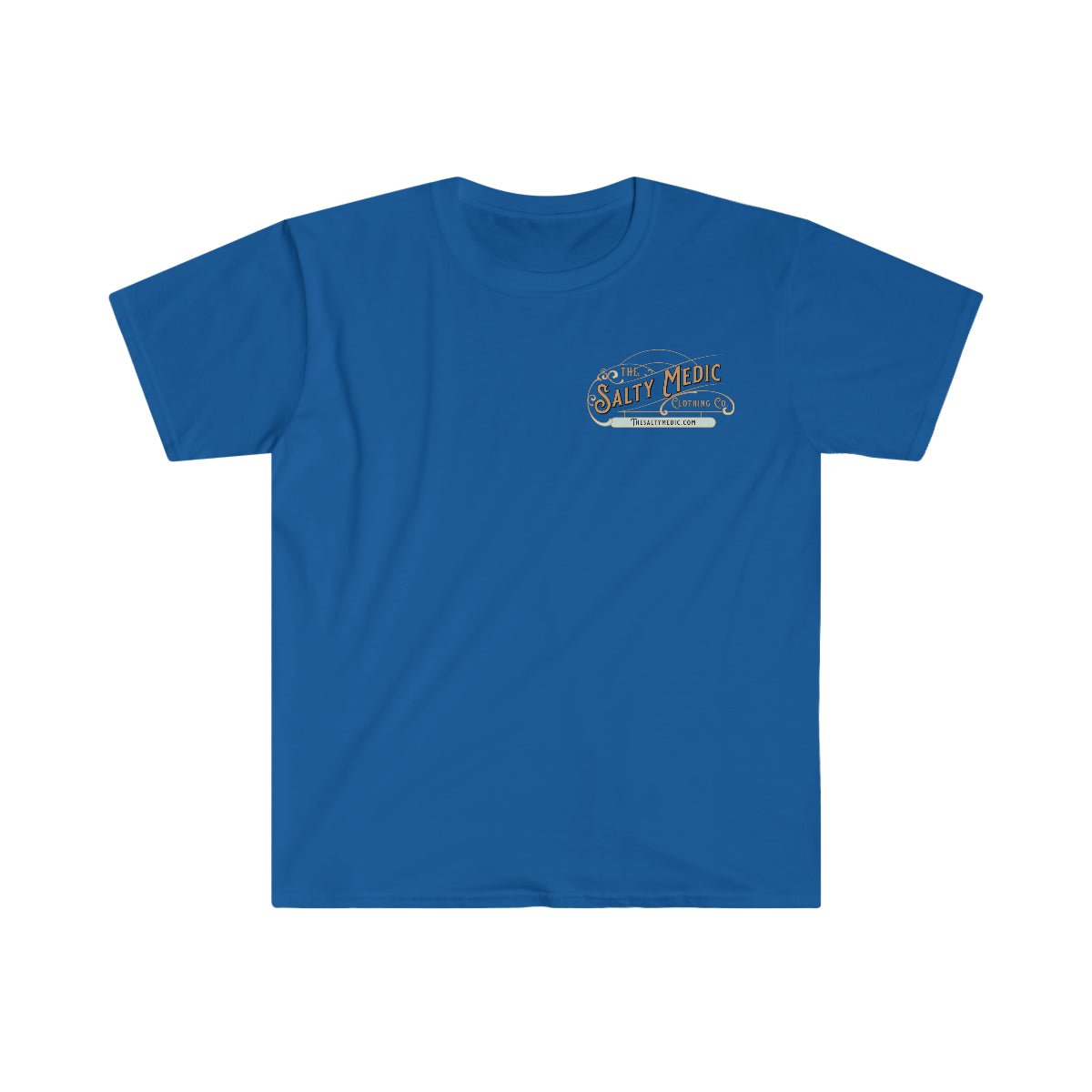 The Salty Medic Logo Softstyle T-Shirt Royal