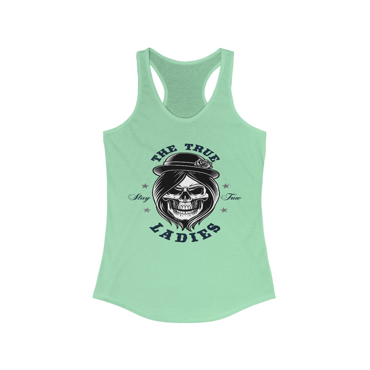 The True Ladies, Stay True Women's Ideal Racerback Tank Solid Mint