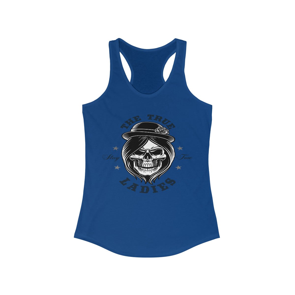 The True Ladies, Stay True Women's Ideal Racerback Tank Solid Royal