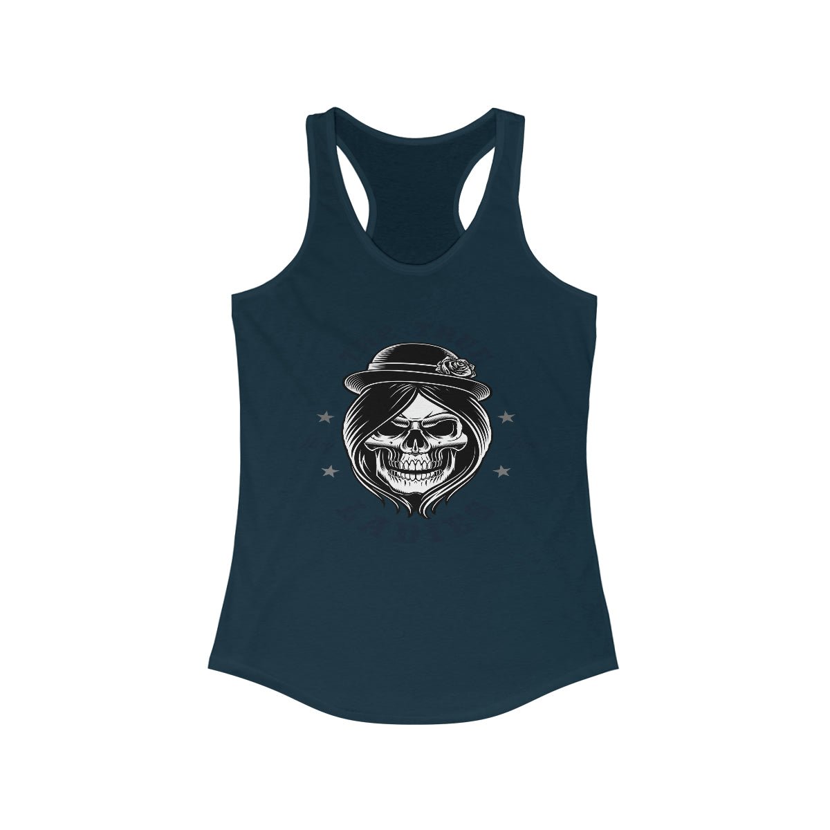 The True Ladies, Stay True Women's Ideal Racerback Tank Solid Midnight Navy