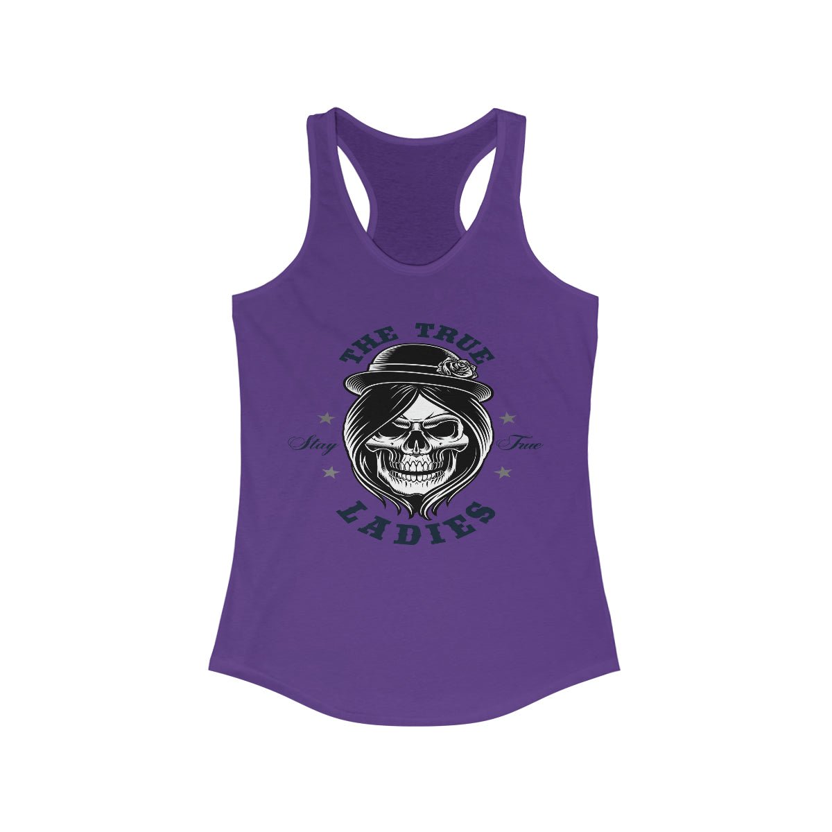 The True Ladies, Stay True Women's Ideal Racerback Tank Solid Purple Rush