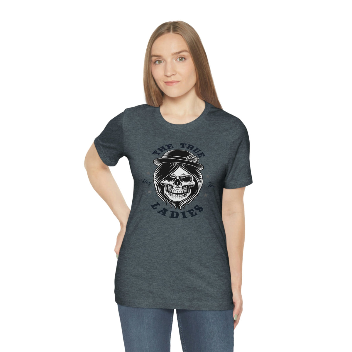 The True Ladies', Stay True Women's Short Sleeve Tee Heather Slate