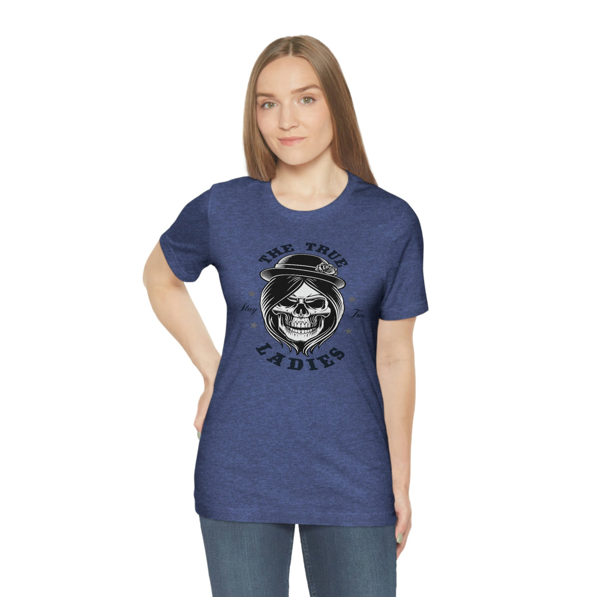 The True Ladies', Stay True Women's Short Sleeve Tee Heather True Royal