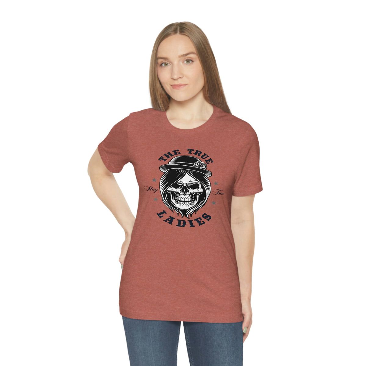 The True Ladies', Stay True Women's Short Sleeve Tee Heather Clay