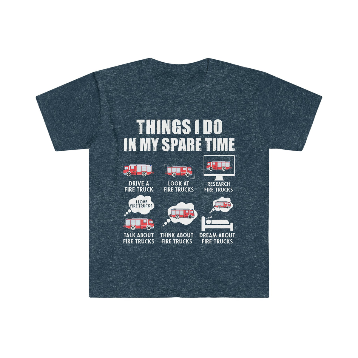 Things I Do In My Spare Time Unisex Softstyle T-Shirt - Salty Medic Clothing Co.