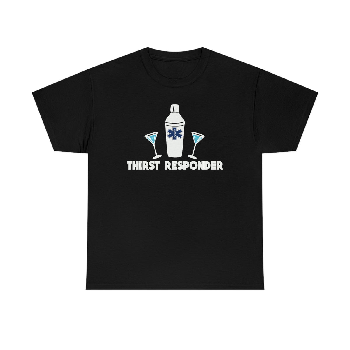 Thirst Responder Men's Heavy Cotton Tee - Salty Medic Clothing Co.