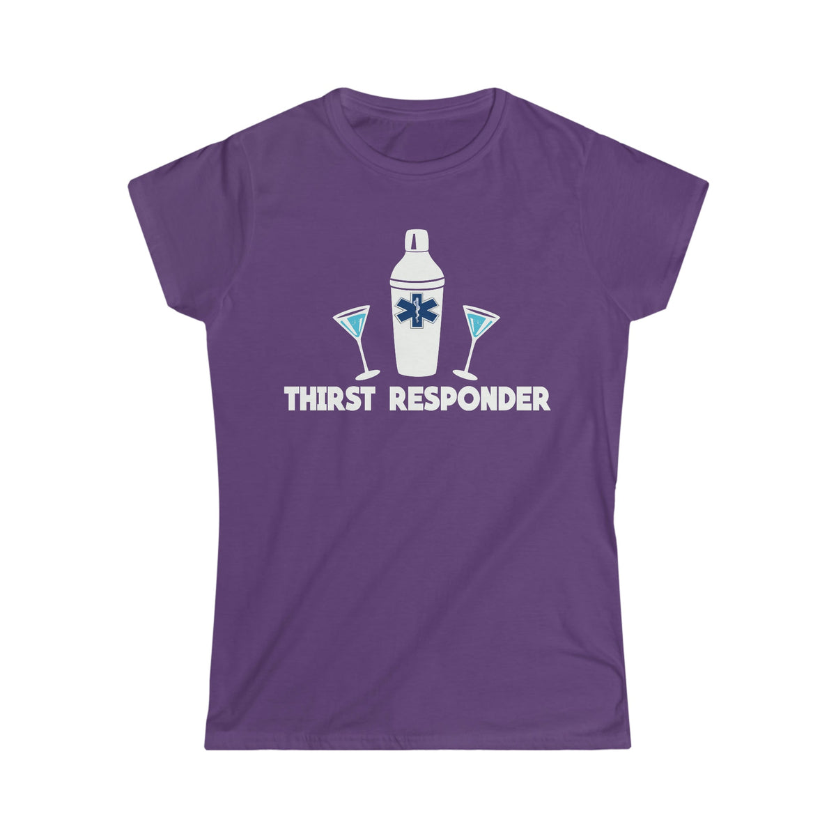 Thirst Responder Women's Soft Style Tee Purple