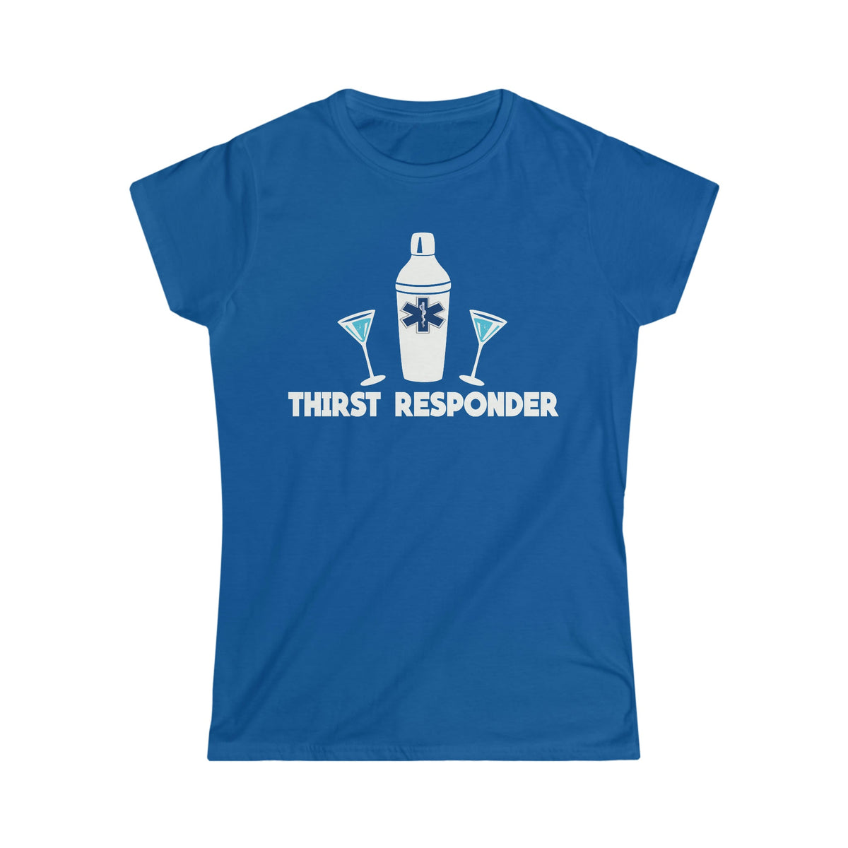 Thirst Responder Women's Soft Style Tee Royal