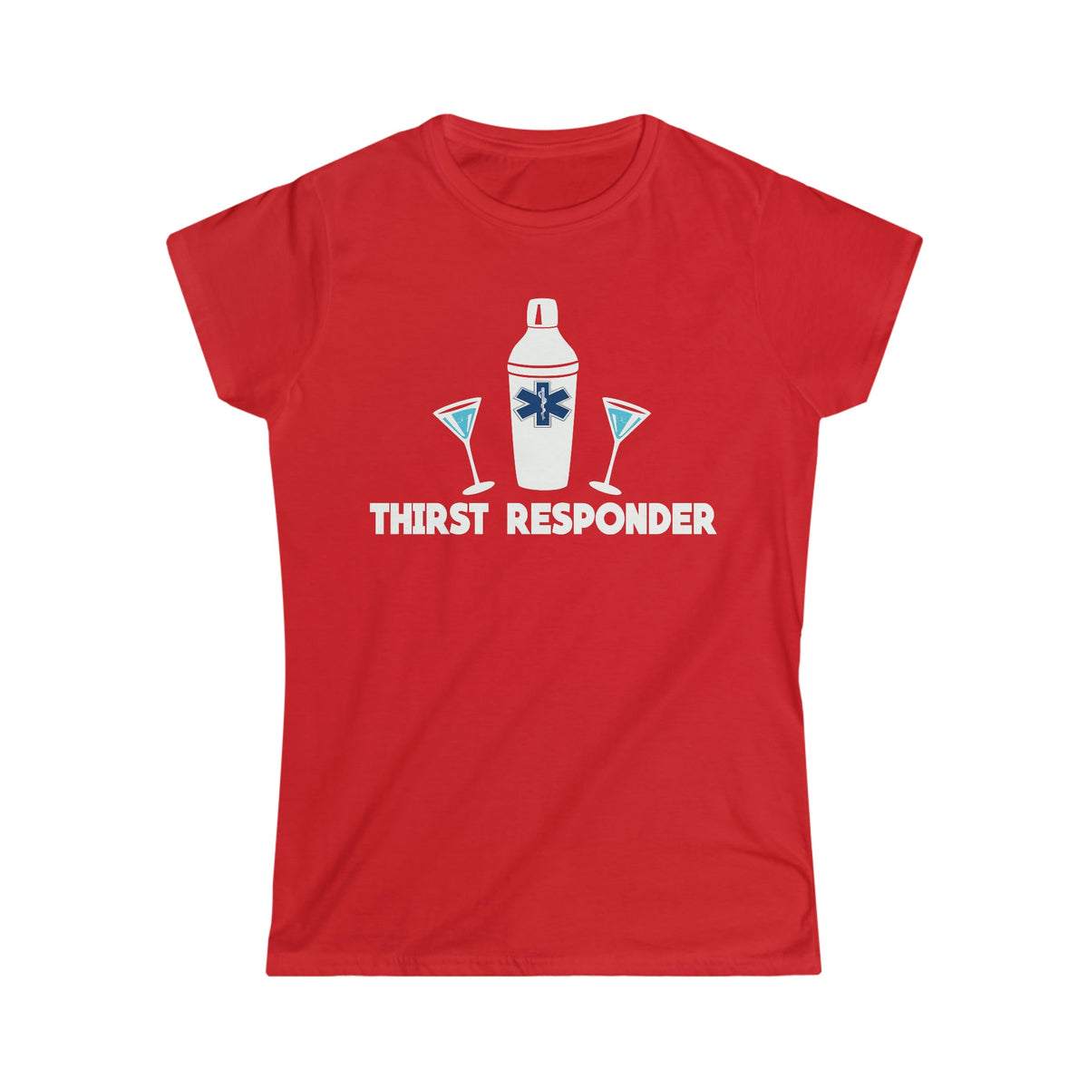 Thirst Responder Women's Soft Style Tee Red