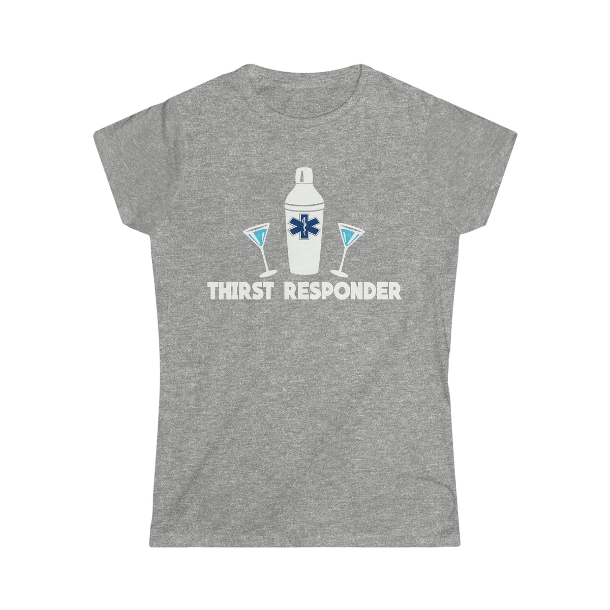 Thirst Responder Women's Soft Style Tee - Salty Medic Clothing Co.