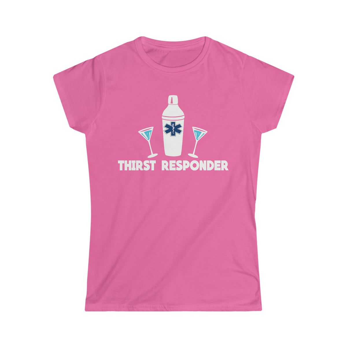 Thirst Responder Women's Soft Style Tee Azalea