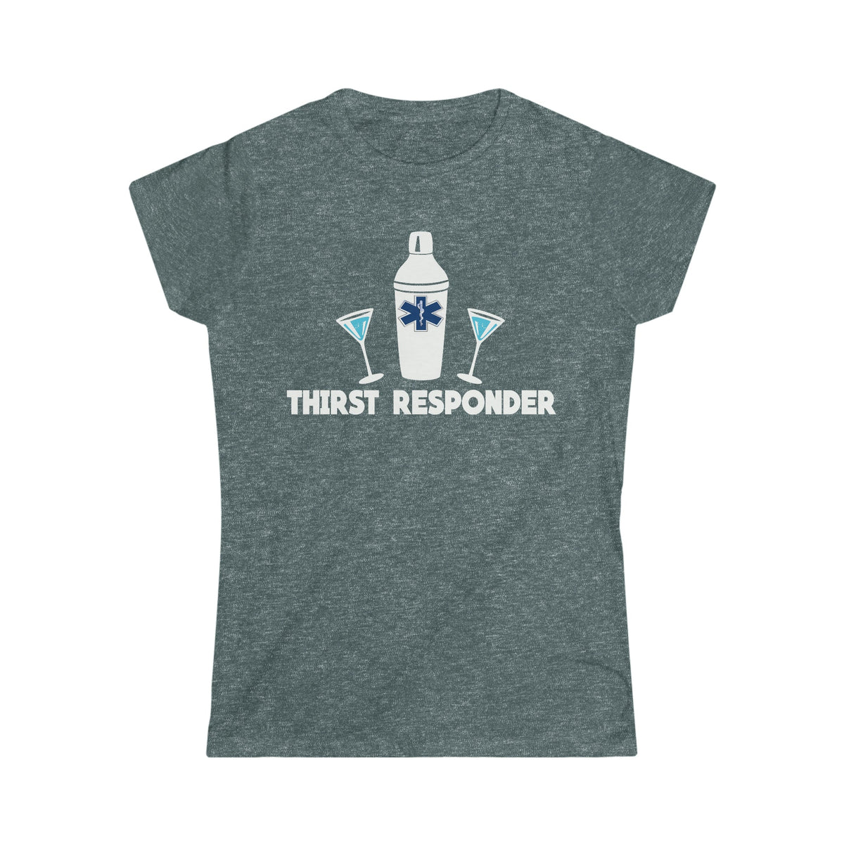 Thirst Responder Women's Soft Style Tee - Salty Medic Clothing Co.