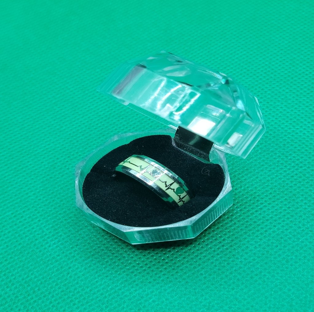 Upgraded Jewelry Gift Box For EKG Ring Clear Acrylic